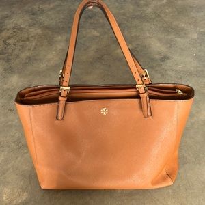 Tory Burch Brown Leather Tote